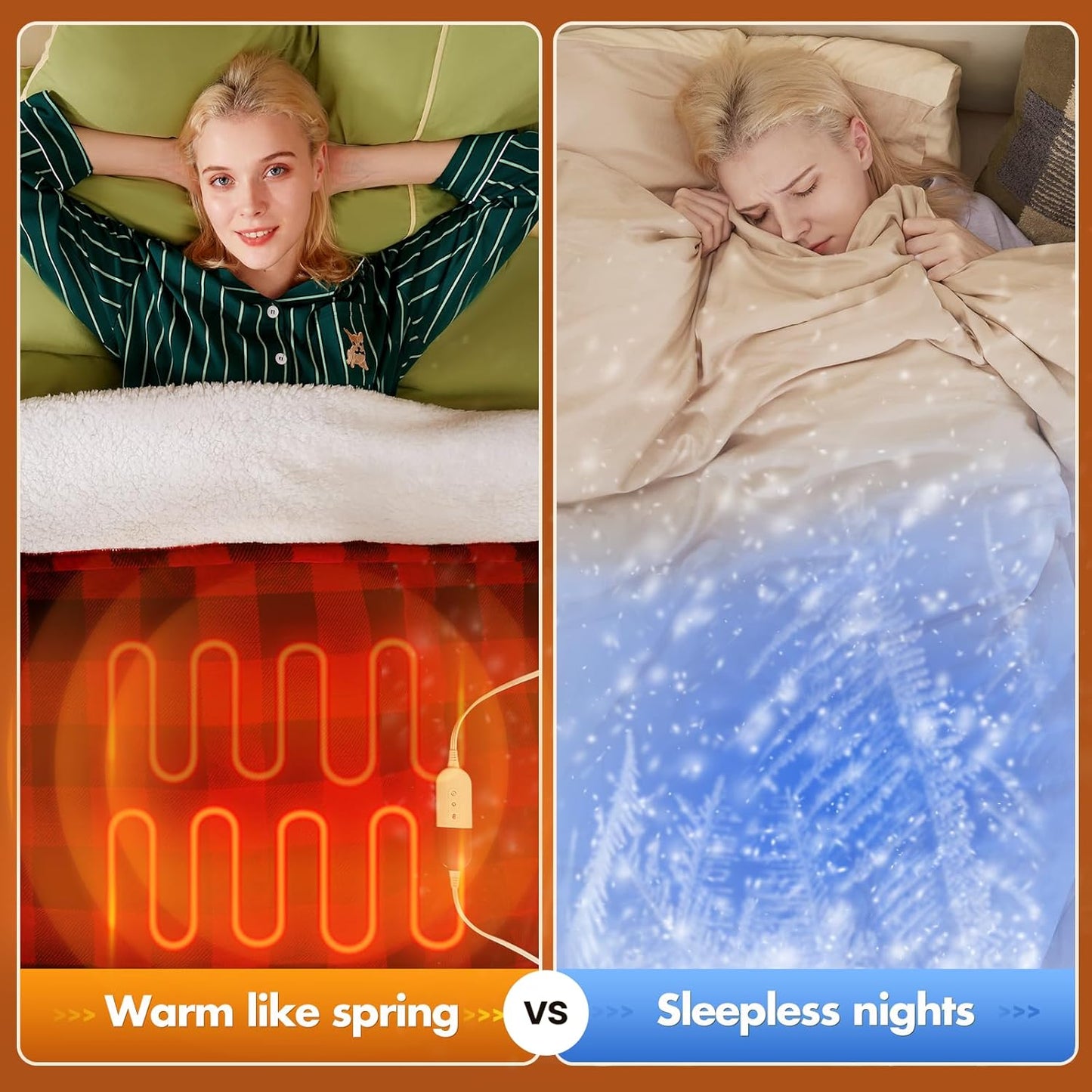 Cozy Sherpa Electric Heated Throw™