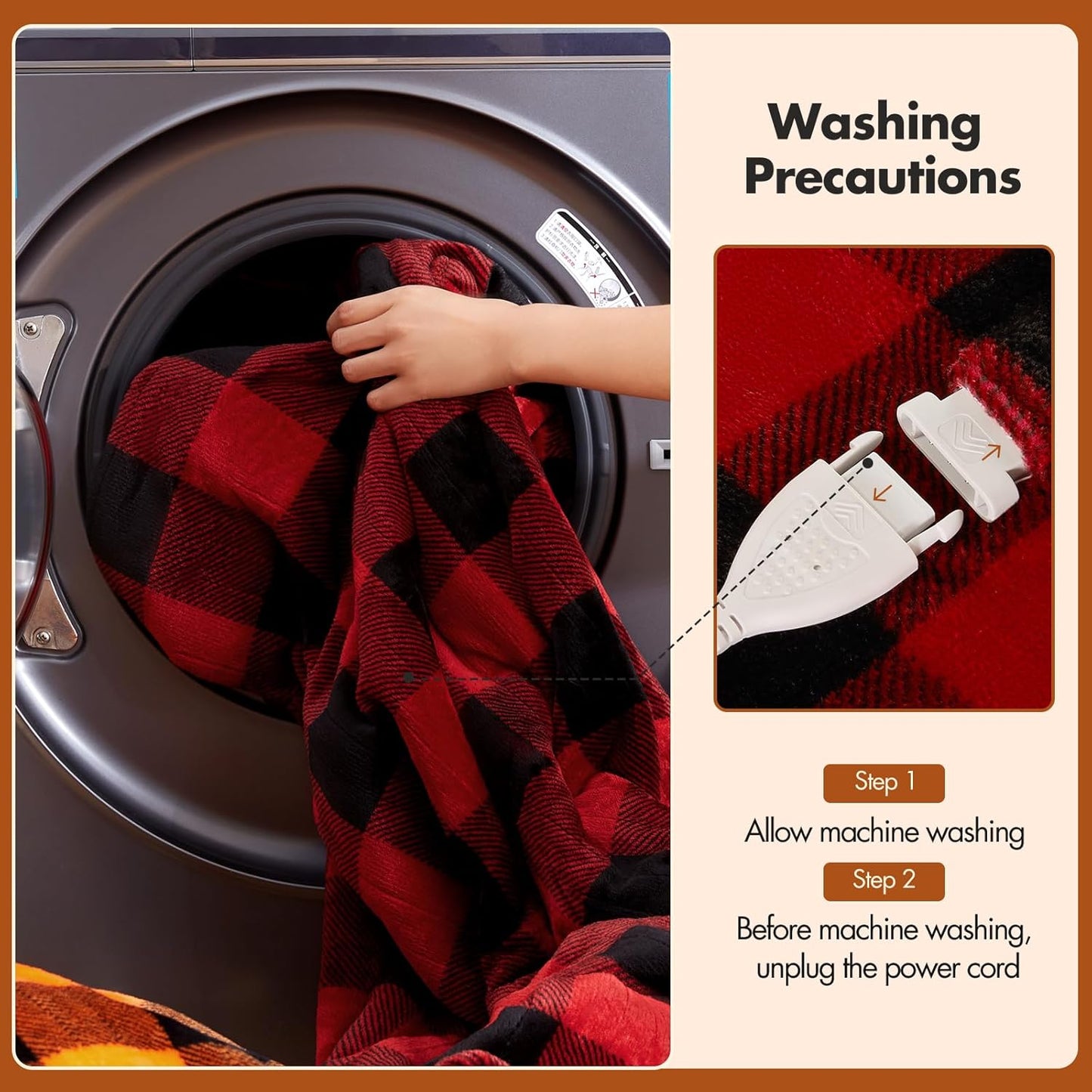 Cozy Sherpa Electric Heated Throw™