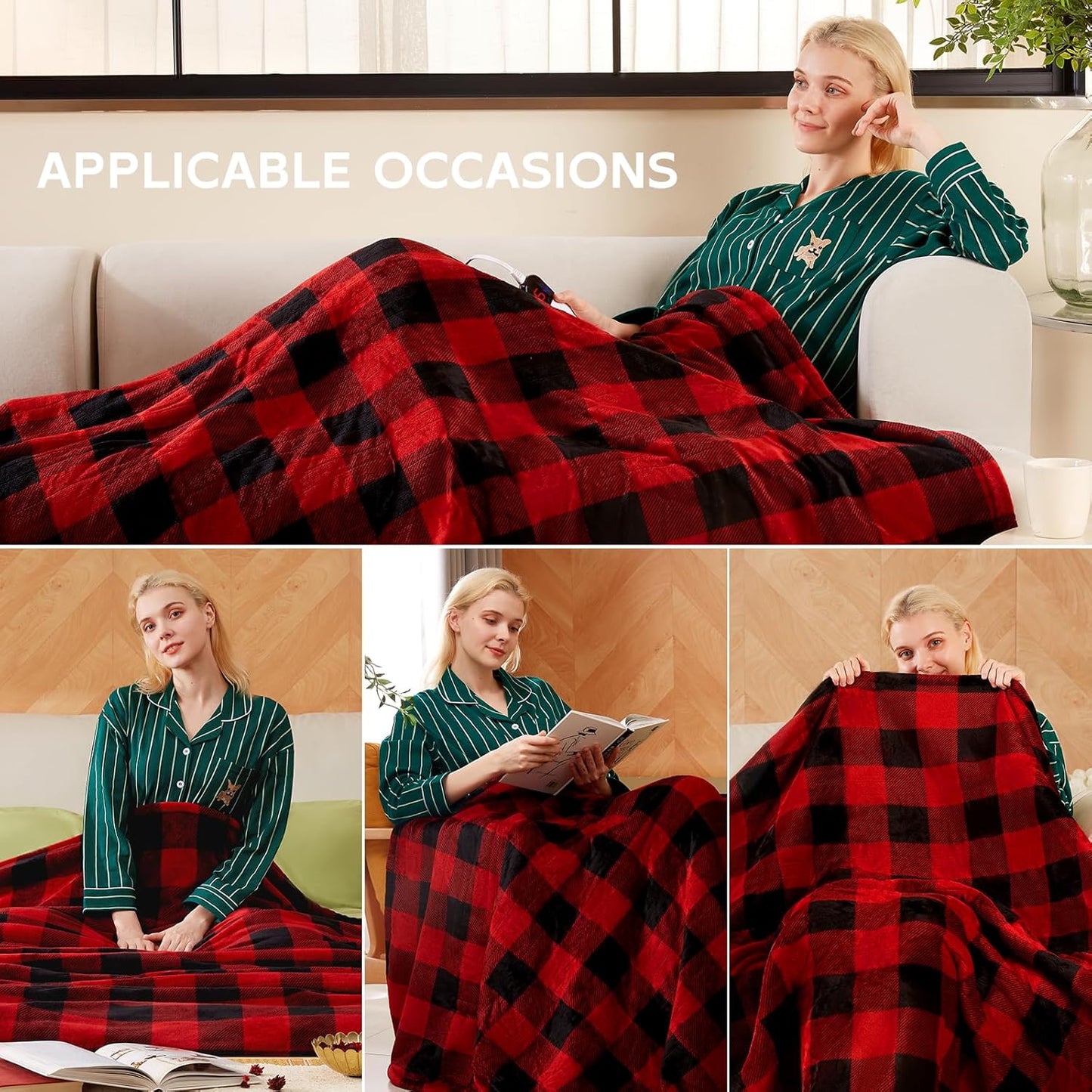 Cozy Sherpa Electric Heated Throw™