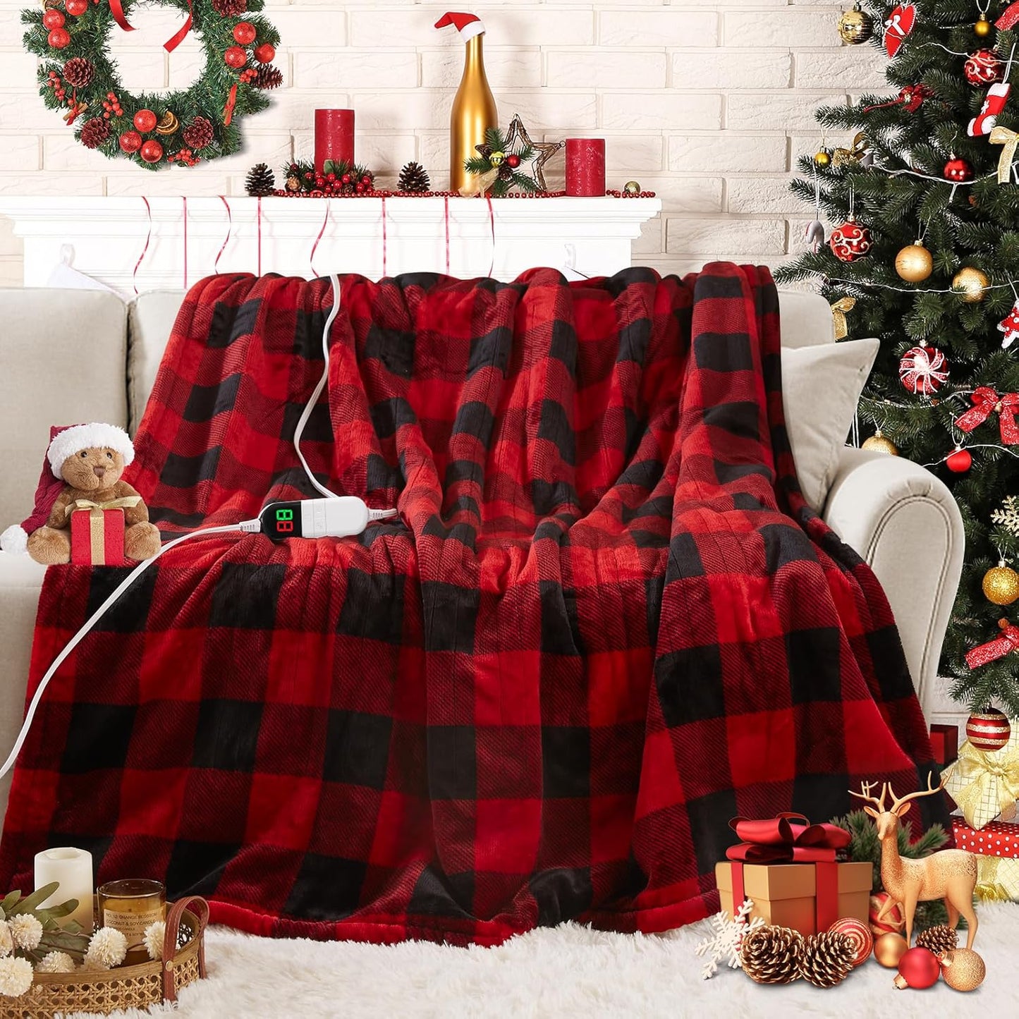 Cozy Sherpa Electric Heated Throw™